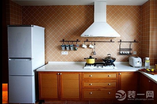 中式厨房装修效果图大全2015图片