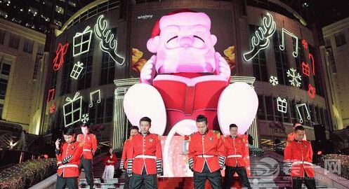 上海圣诞商场装饰