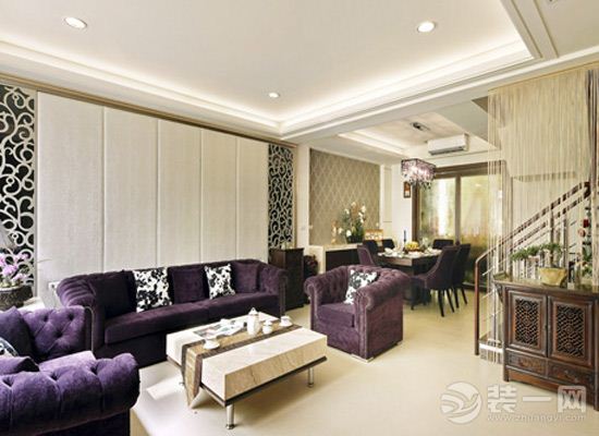 欧式风格客厅沙发背景墙装修设计效果图