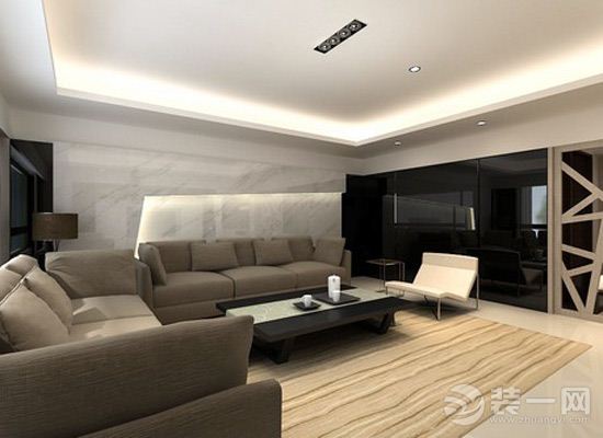 现代风格客厅沙发背景墙装修设计效果图
