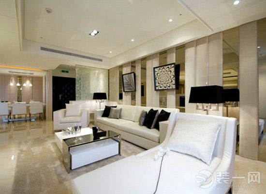 现代风格客厅沙发背景墙装修设计效果图