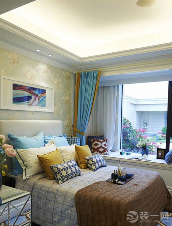 地中海风格三居室装修设计效果图