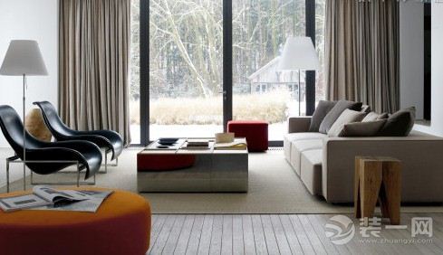 米色沙发客厅装饰效果图
