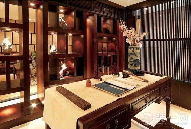 中式书房装修效果欣赏及特点分析