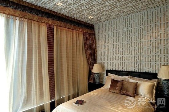 新中式风格窗帘装修效果图欣赏