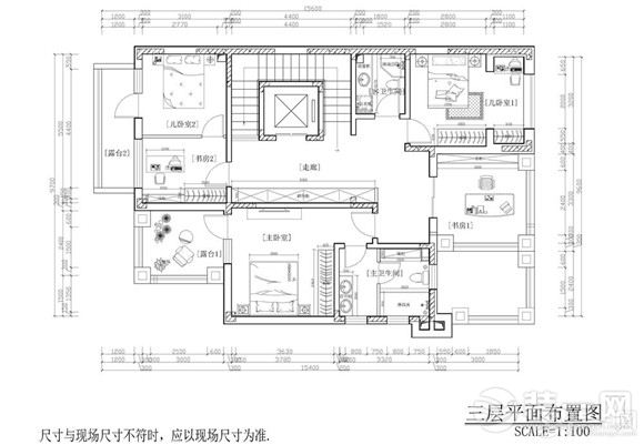 603平米别墅户型图