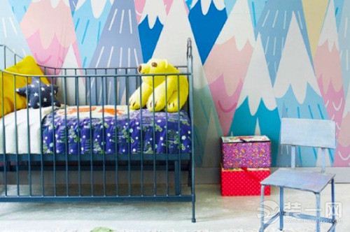 6款创意儿童房壁纸装修效果欣赏
