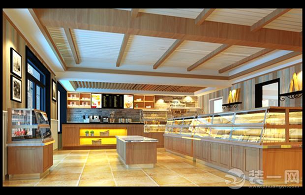 最新各种不同风格面包店装修效果图-装修案例欣赏
