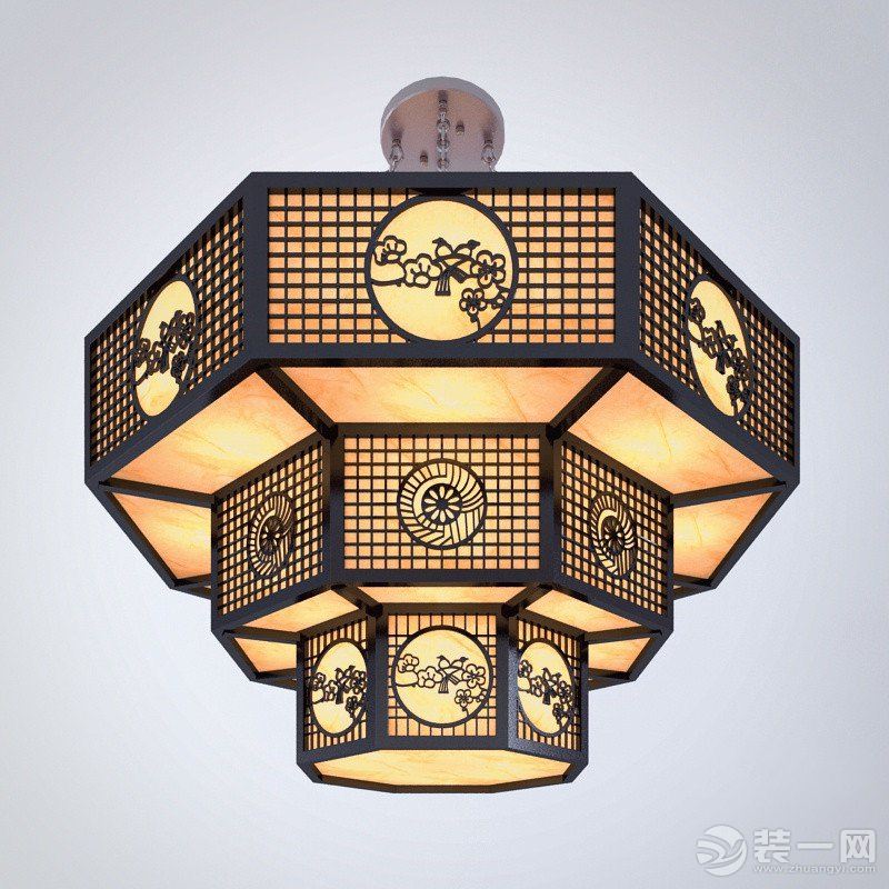 最爱古朴中式风 乌鲁木齐装修中式灯具选购一般采用实木