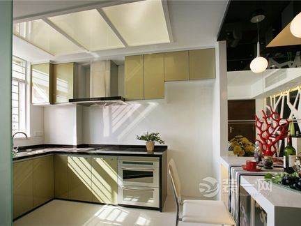 现代小厨房装修设计图~!@小户型房子厨房设计