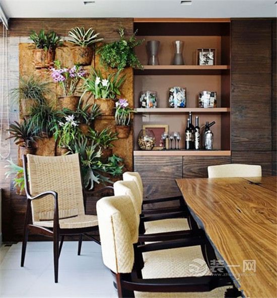 大庆绿植背景墙装饰设计方法