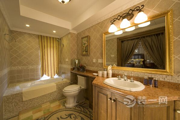 武汉美式浴室装修效果图