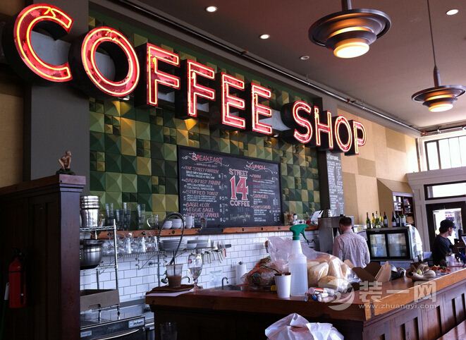 咖啡店装修效果图2015图片