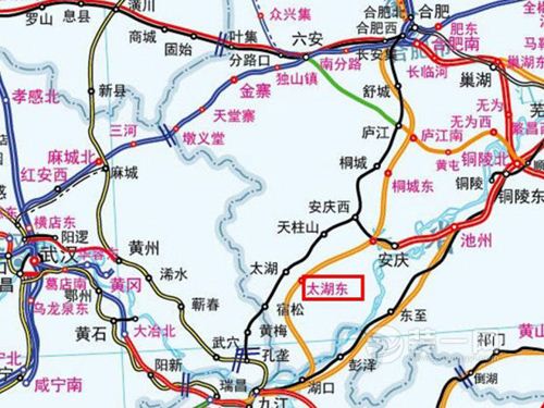 合安九高铁线路图