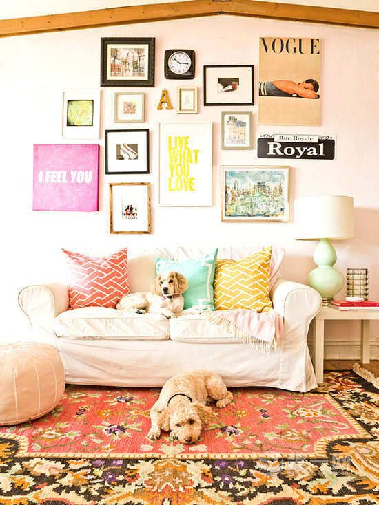 浪漫粉红色系客厅装修效果图