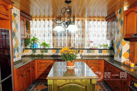 厨房吧台装修效果图大全2015图片 欧式吧台装修效果图 