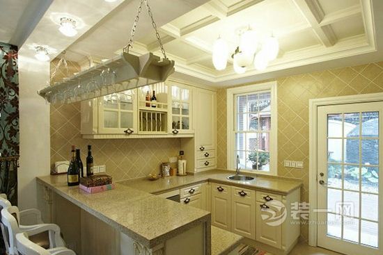厨房吧台装修效果图大全2015图片 欧式吧台装修效果图 
