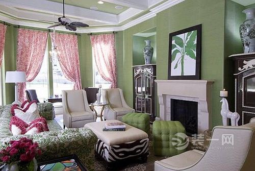 用色彩点亮家居 生态绿色为客厅装修增添新活力