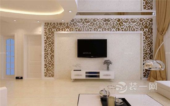 广州小户型客厅背景墙装修效果图