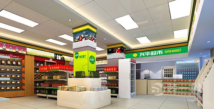 乌鲁木齐超市装修效果图