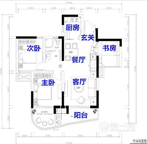 88平米两室两厅装修 美式装修日记 