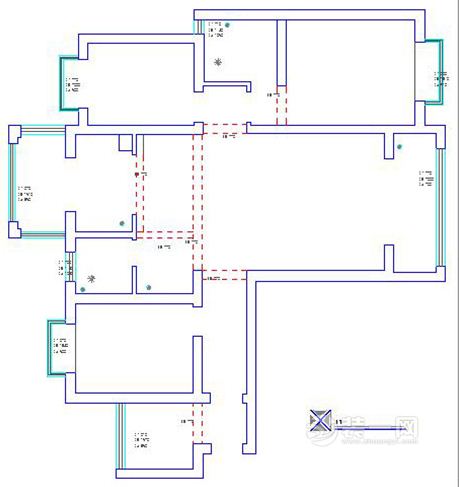 南阳兴宛教师公寓现代风格装修效果图