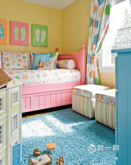 靓丽色彩带来好心情 大连装修公司推荐儿童房装修设计