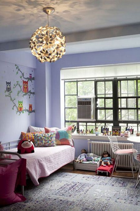色彩斑斓童趣儿童房设计效果图
