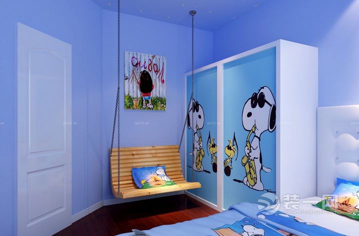 儿童房装修实例-长沙装修网供图