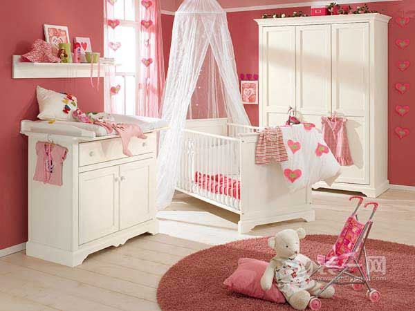 婴儿房装修设计色彩搭配效果图