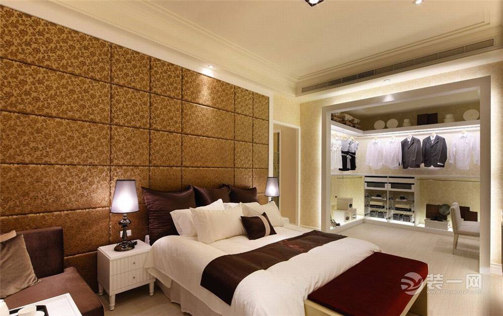 青岛欧式古典风格卧室装修效果图