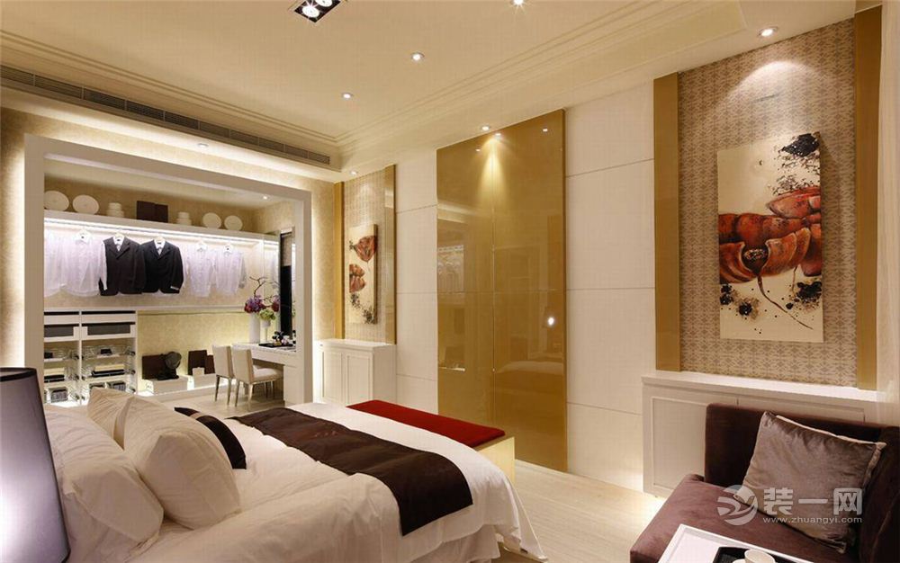 青岛欧式古典风格卧室装修效果图
