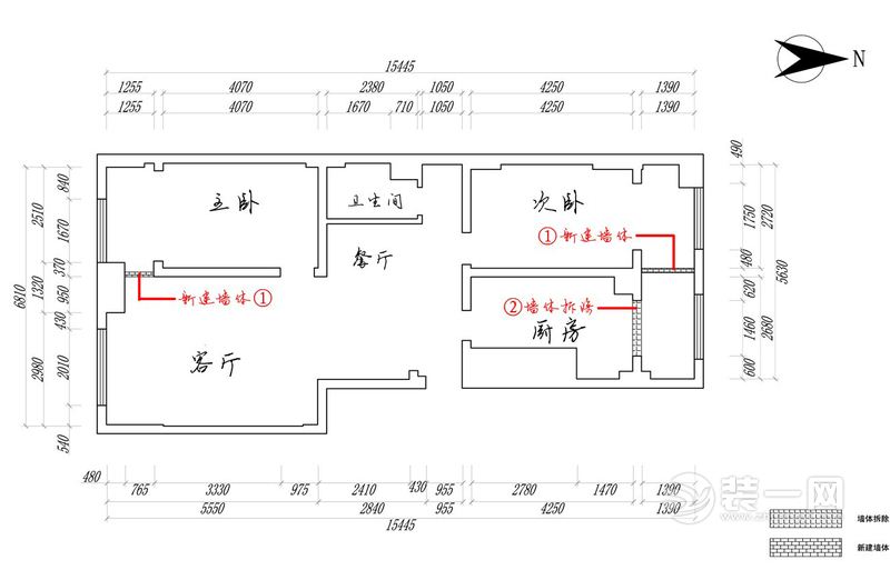 建筑改建平面图