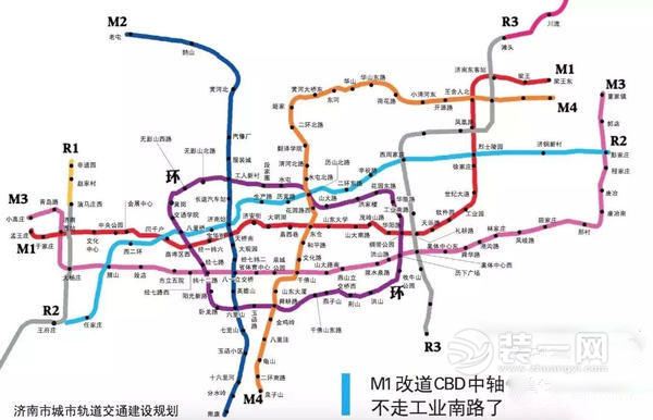 济南市城市轨道交通建设规划最新线路图