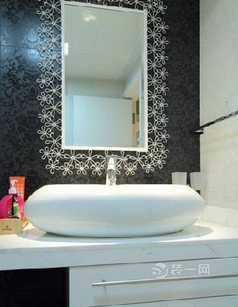 潍坊欧式新古典风格卫浴间洗手台装修效果图