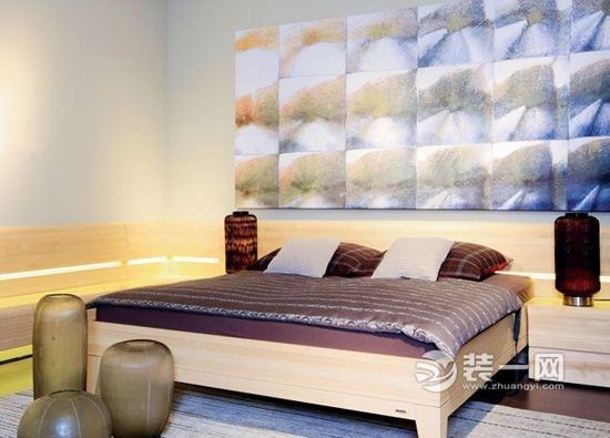 卧室床头背景墙装修设计效果图