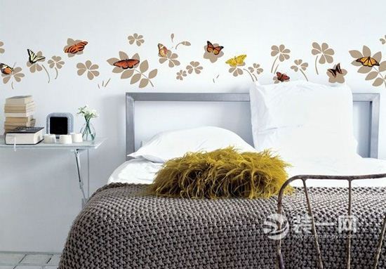 卧室床头背景墙装修设计效果图