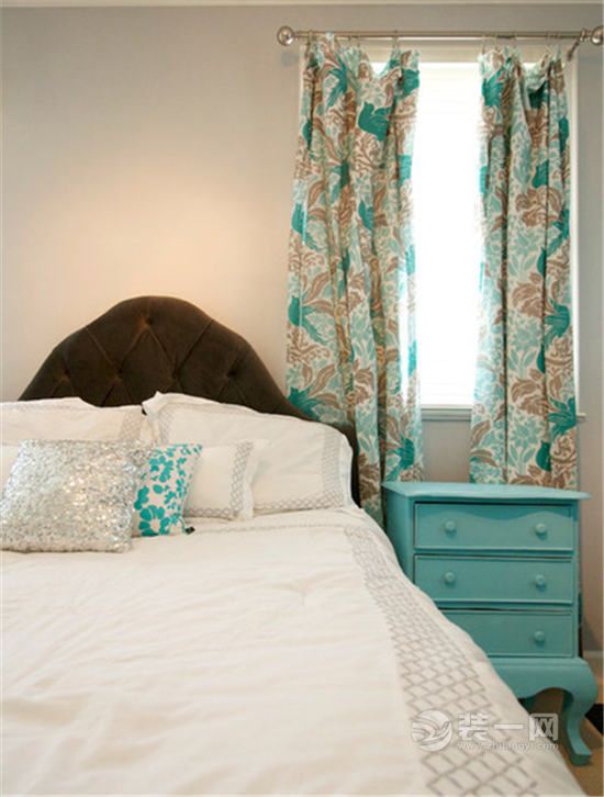 无锡欧式小清新风格客房卧室装修效果图