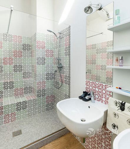 无锡工业风格阁楼设计卫浴间装修效果图