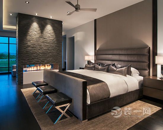 泰安现代简约卧室装修设计效果图