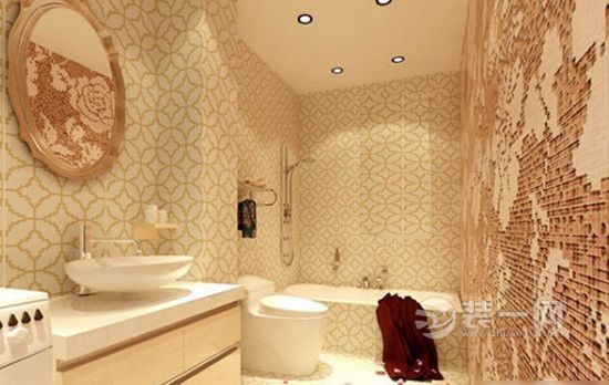 邵阳浴室花色瓷砖搭配装修效果图
