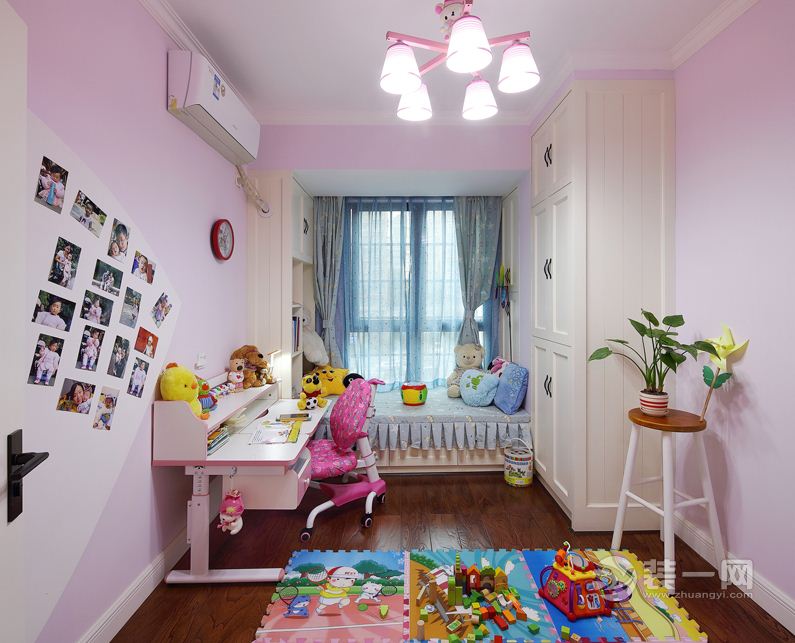 济南美式风格儿童房装修效果图