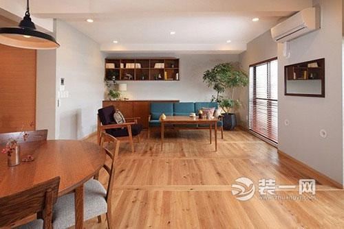 原木日式风格一居室装修样板间