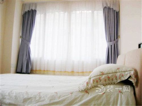 无锡小户型卧室窗帘装修设计效果图