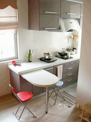 无锡小户型厨房餐桌装修效果图