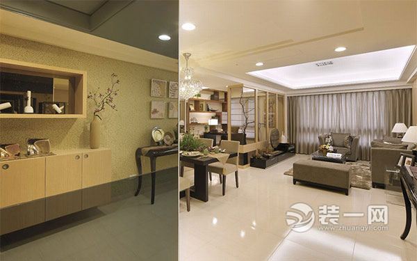 135平中式日式混搭风格三居室装修样板房