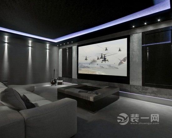 上海装修公司家庭影院设计效果图