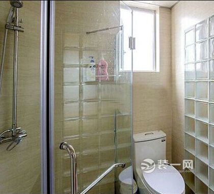 温州装修网：现代简约风格装修效果图干湿分离卫浴间