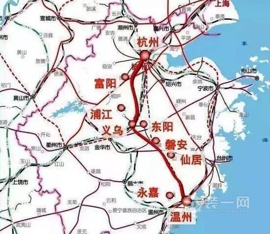 温州装修网：杭温高铁规划线路图