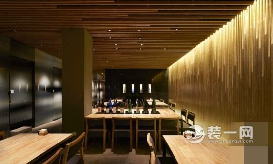 国外装修设计日式风格餐厅装修设计效果图